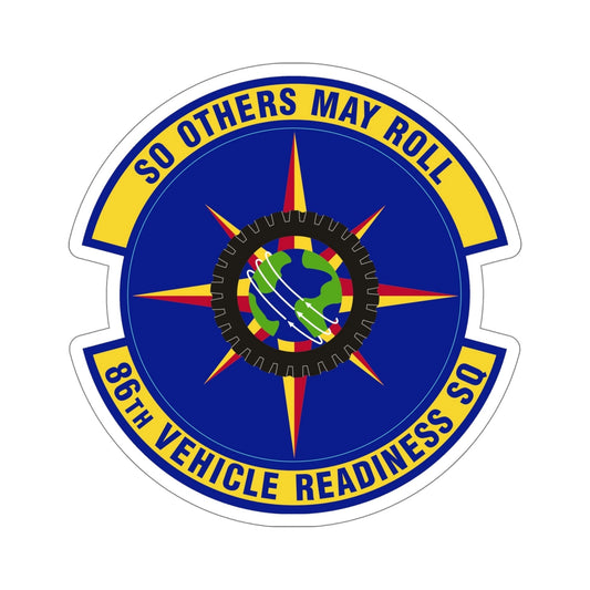 86th Vehicle Readiness Squadron (U.S. Air Force) STICKER Vinyl Die-Cut Decal-6 Inch-The Sticker Space