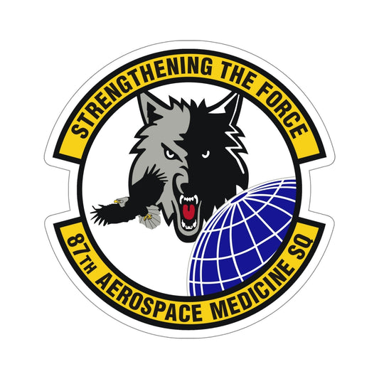 87th Aerospace Medicine Squadron (U.S. Air Force) STICKER Vinyl Die-Cut Decal-6 Inch-The Sticker Space