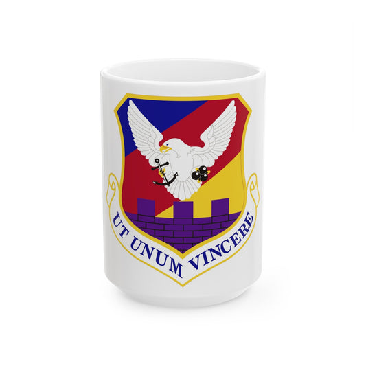 87th Air Base Wing Emblem (U.S. Air Force) White Coffee Mug-15oz-The Sticker Space