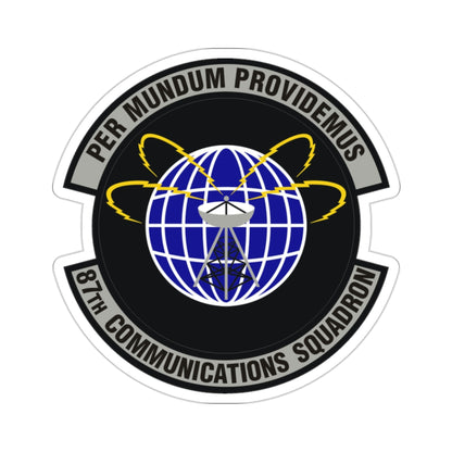 87th Communications Squadron (U.S. Air Force) STICKER Vinyl Die-Cut Decal-2 Inch-The Sticker Space