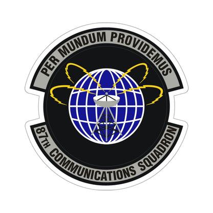 87th Communications Squadron (U.S. Air Force) STICKER Vinyl Die-Cut Decal-4 Inch-The Sticker Space