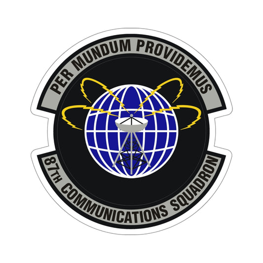 87th Communications Squadron (U.S. Air Force) STICKER Vinyl Die-Cut Decal-6 Inch-The Sticker Space
