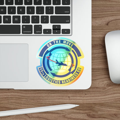 88 Logistics Readiness Squadron AFMC (U.S. Air Force) Holographic STICKER Die-Cut Vinyl Decal-The Sticker Space