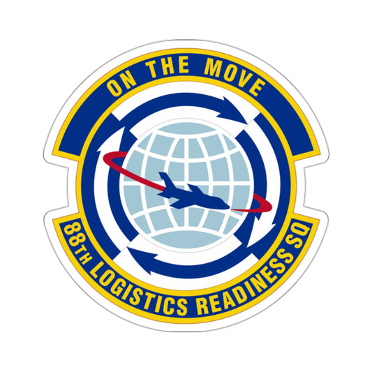 88 Logistics Readiness Squadron AFMC (U.S. Air Force) STICKER Vinyl Die-Cut Decal-White-The Sticker Space