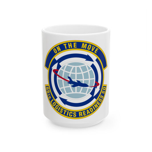 88 Logistics Readiness Squadron AFMC (U.S. Air Force) White Coffee Mug-15oz-The Sticker Space