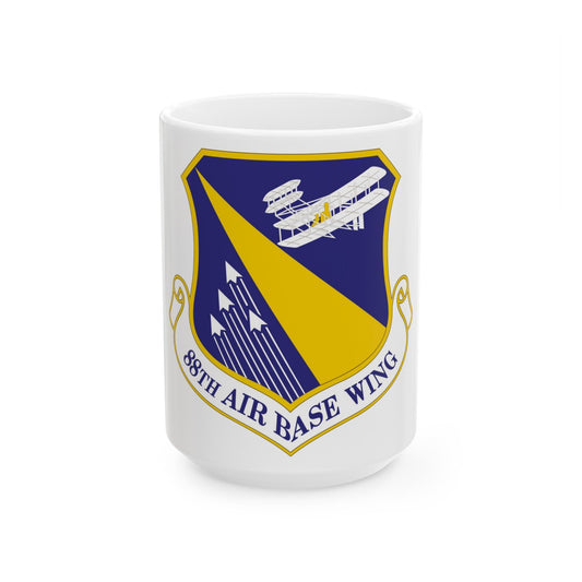 88th Air Base Wing (U.S. Air Force) White Coffee Mug-15oz-The Sticker Space