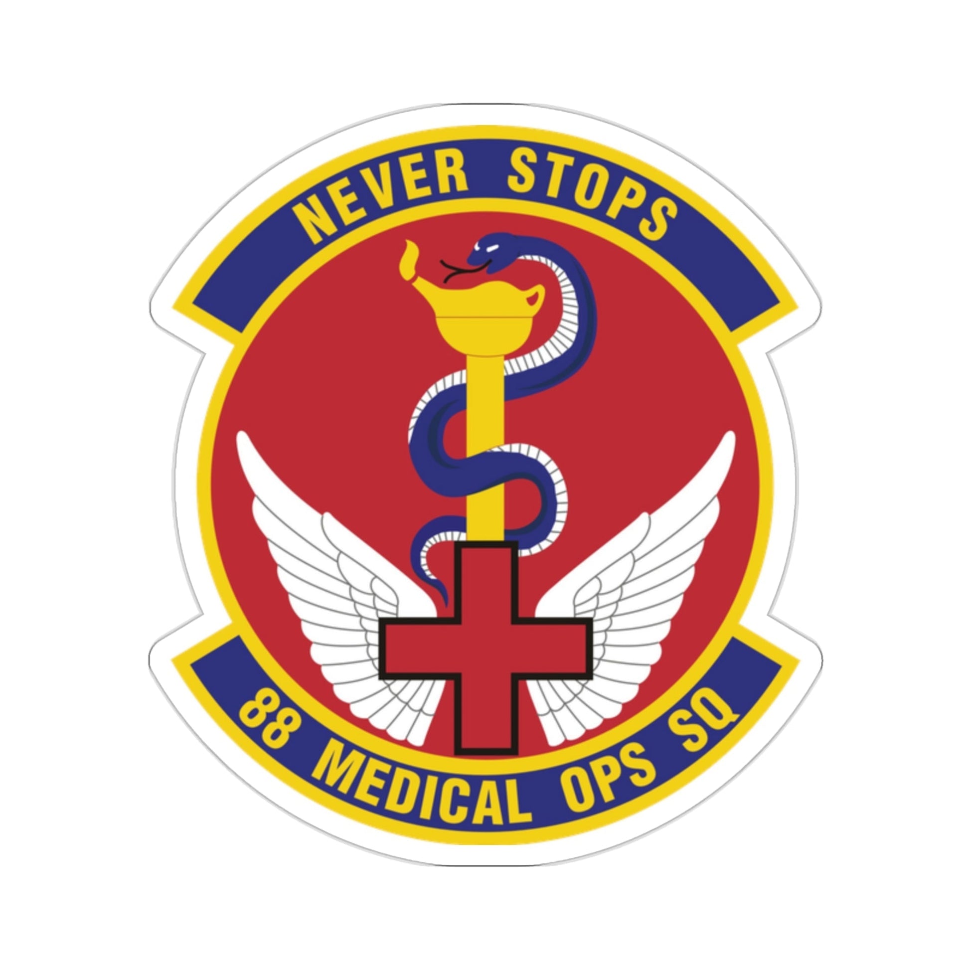88th Medical Operations Squadron (U.S. Air Force) STICKER Vinyl Die-Cut Decal-2 Inch-The Sticker Space