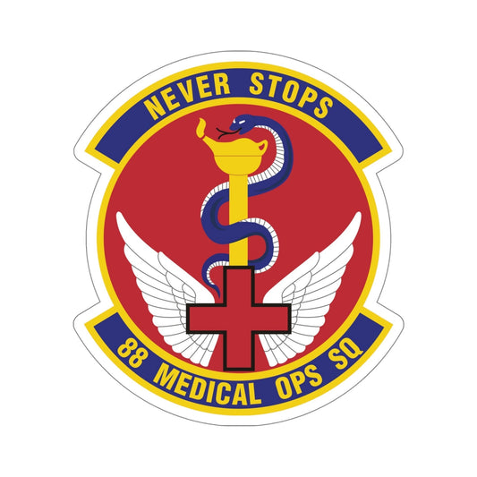 88th Medical Operations Squadron (U.S. Air Force) STICKER Vinyl Die-Cut Decal-6 Inch-The Sticker Space