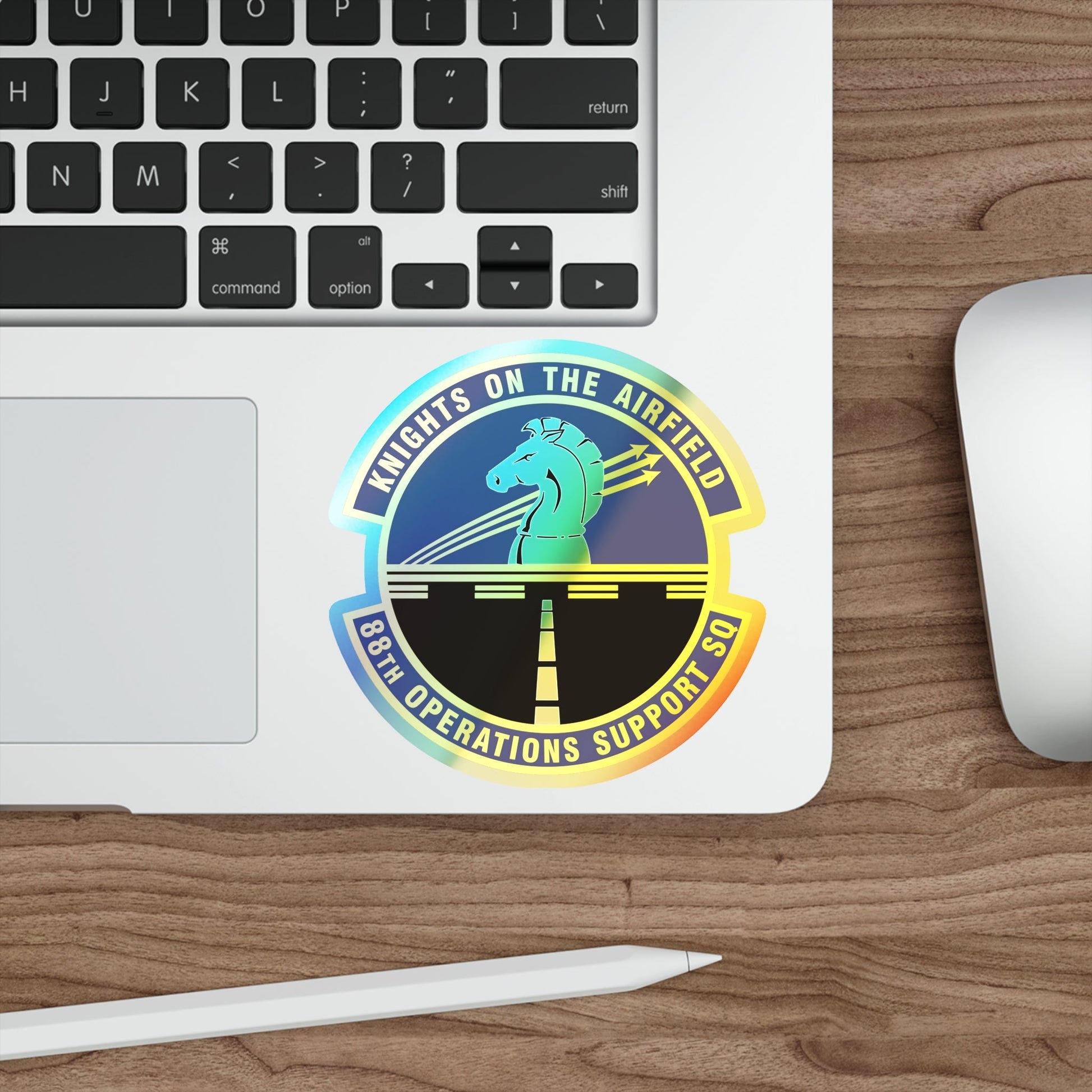 88th Operations Support Squadron (U.S. Air Force) Holographic STICKER Die-Cut Vinyl Decal-The Sticker Space