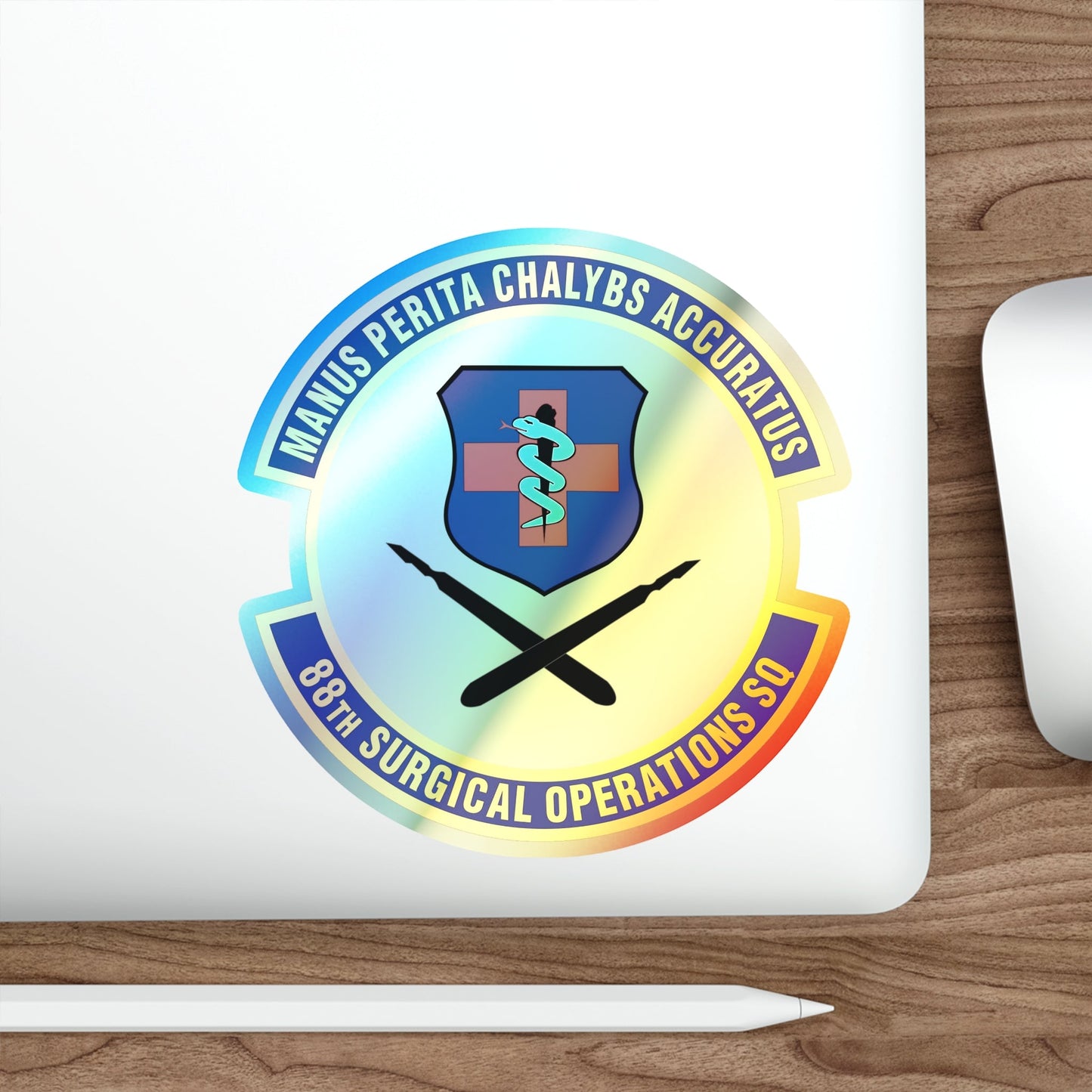 88th Surgical Operations Squadron (U.S. Air Force) Holographic STICKER Die-Cut Vinyl Decal-The Sticker Space