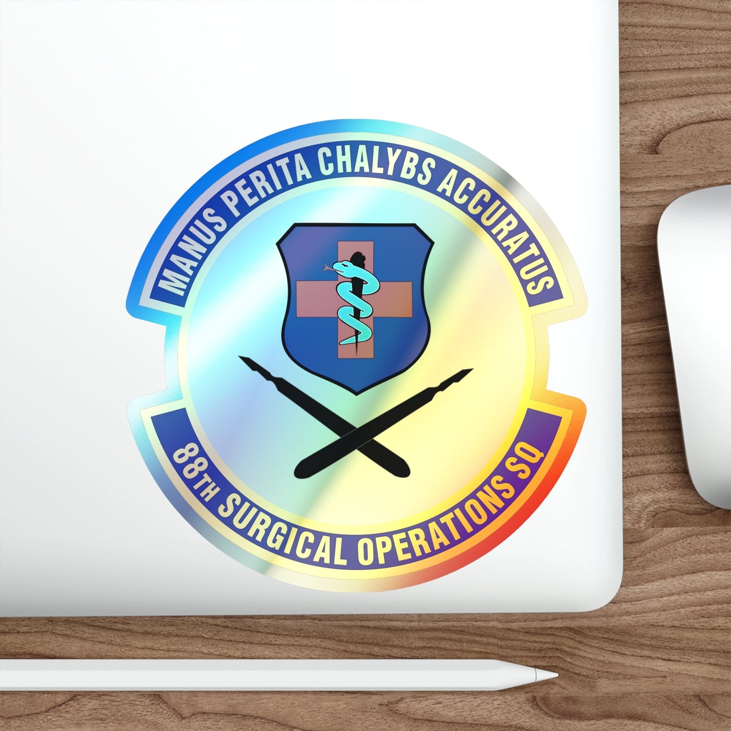 88th Surgical Operations Squadron (U.S. Air Force) Holographic STICKER Die-Cut Vinyl Decal-The Sticker Space