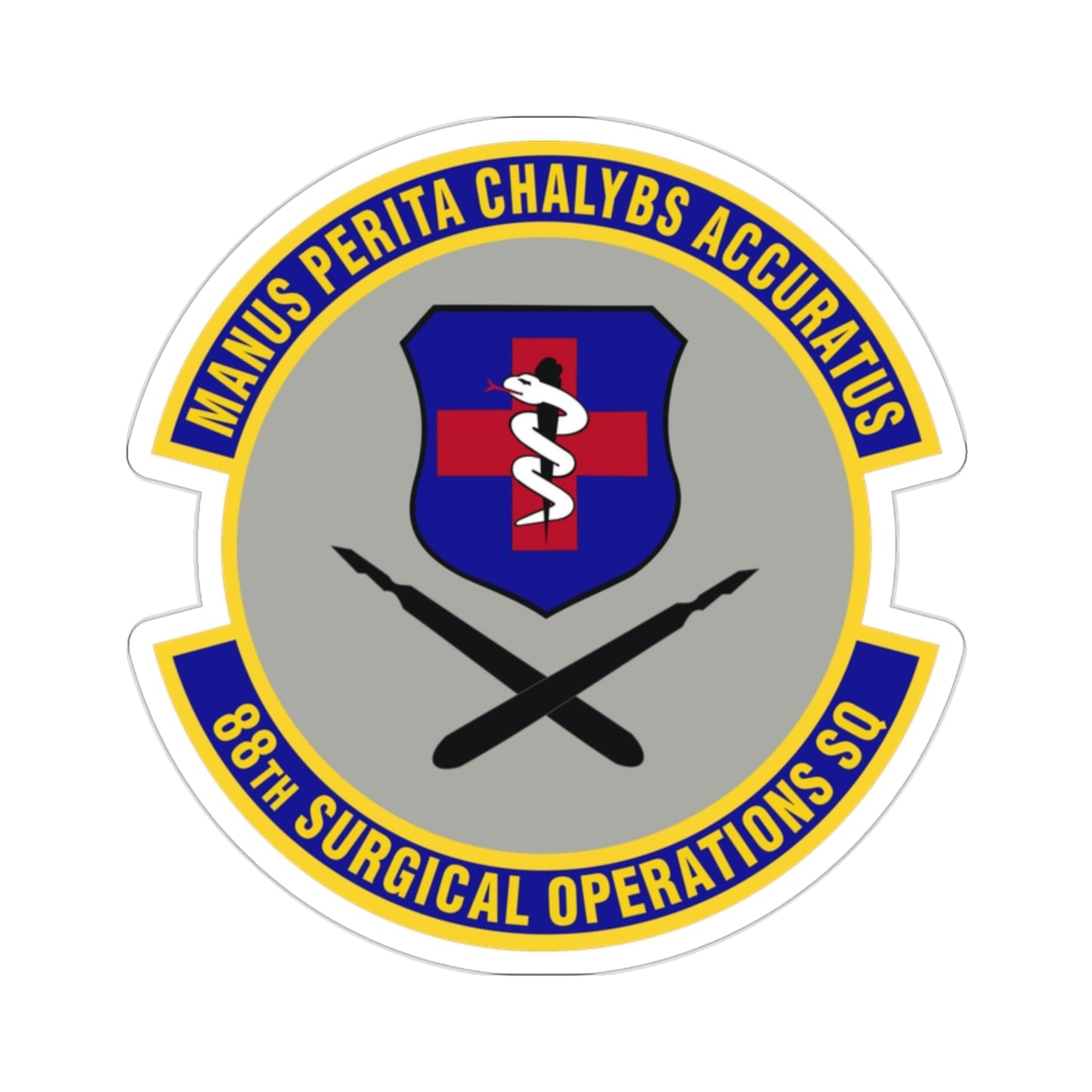 88th Surgical Operations Squadron (U.S. Air Force) STICKER Vinyl Die-Cut Decal-2 Inch-The Sticker Space