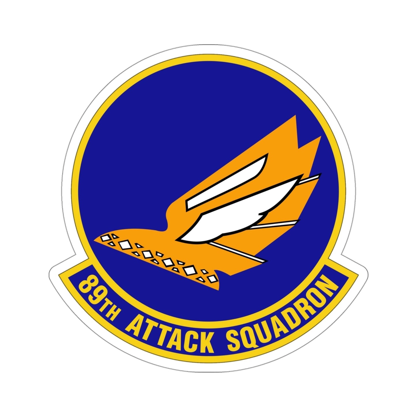 89 Attack Squadron ACC (U.S. Air Force) STICKER Vinyl Die-Cut Decal-4 Inch-The Sticker Space
