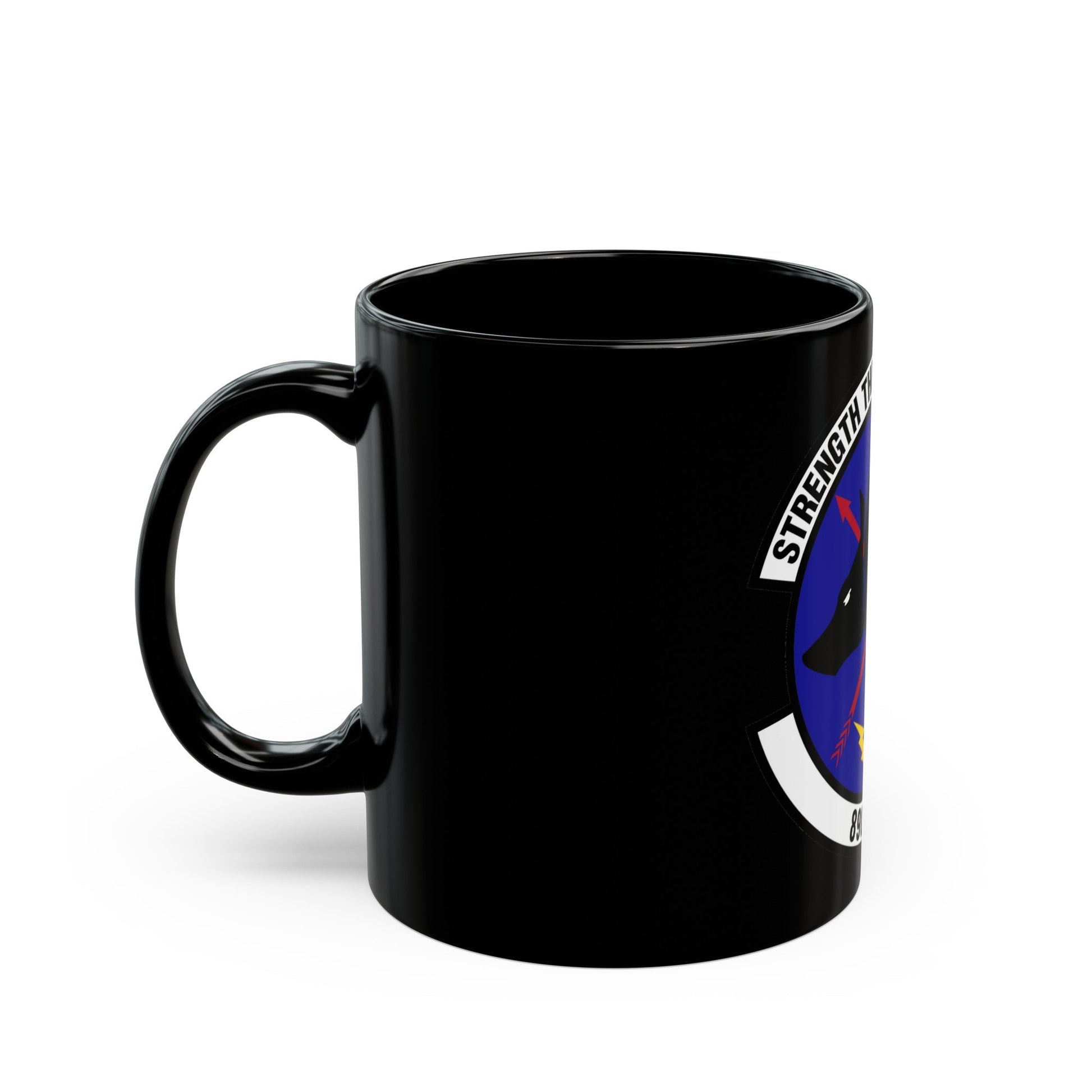 890 Missile Security Forces Squadron AFGSC (U.S. Air Force) Black Coffee Mug-The Sticker Space