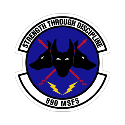 890 Missile Security Forces Squadron AFGSC (U.S. Air Force) STICKER Vinyl Die-Cut Decal-2 Inch-The Sticker Space