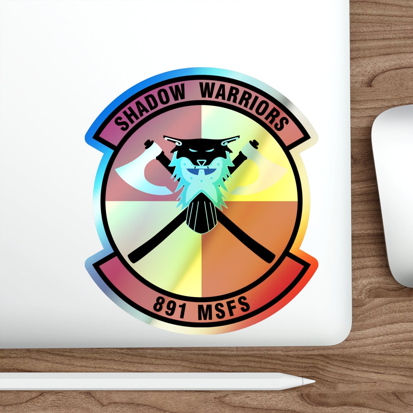 891 Missile Security Forces Squadron AFGSC (U.S. Air Force) Holographic STICKER Die-Cut Vinyl Decal-The Sticker Space