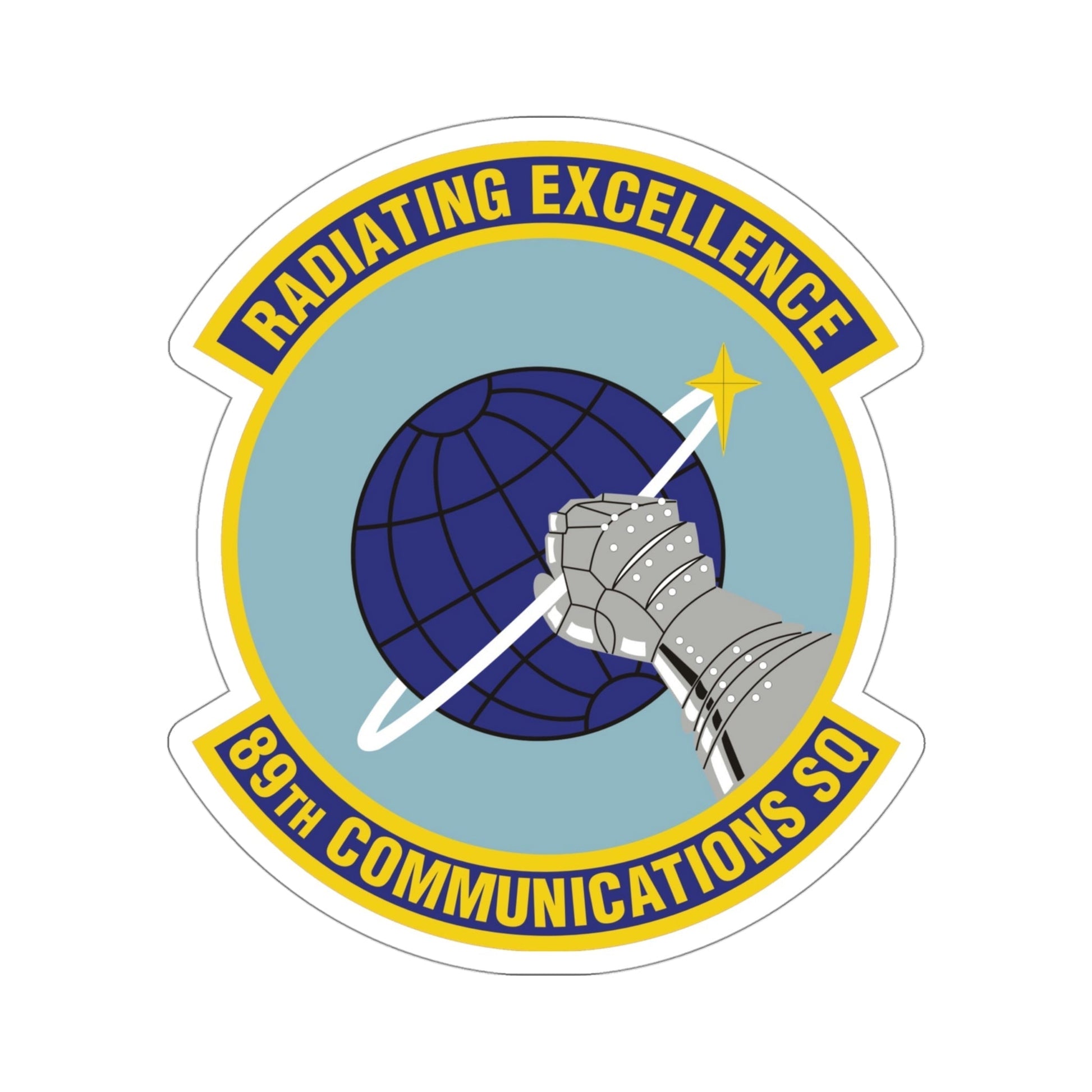 89th Communications Squadron (U.S. Air Force) STICKER Vinyl Die-Cut Decal-4 Inch-The Sticker Space
