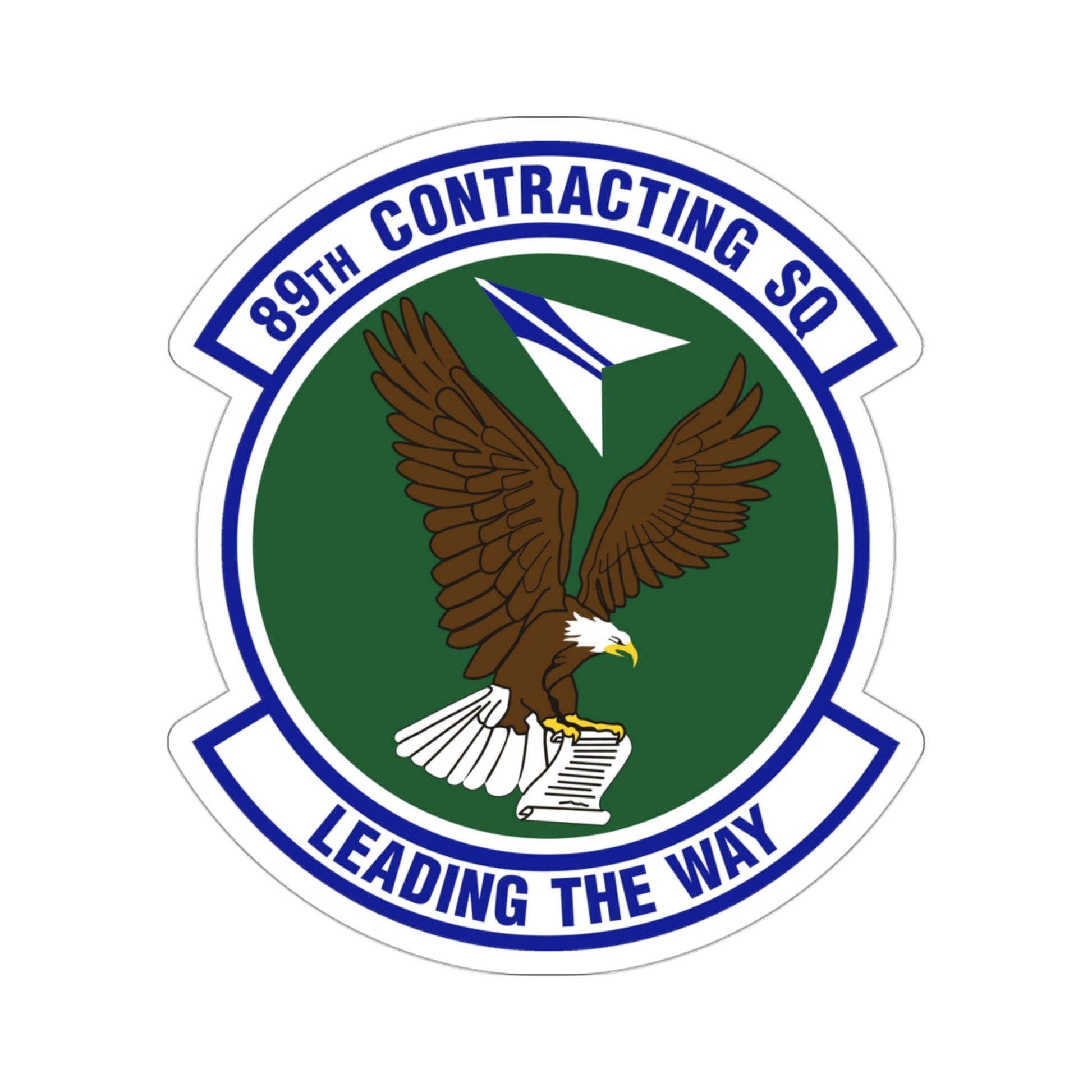 89th Contracting Squadron (U.S. Air Force) STICKER Vinyl Die-Cut Decal-3 Inch-The Sticker Space