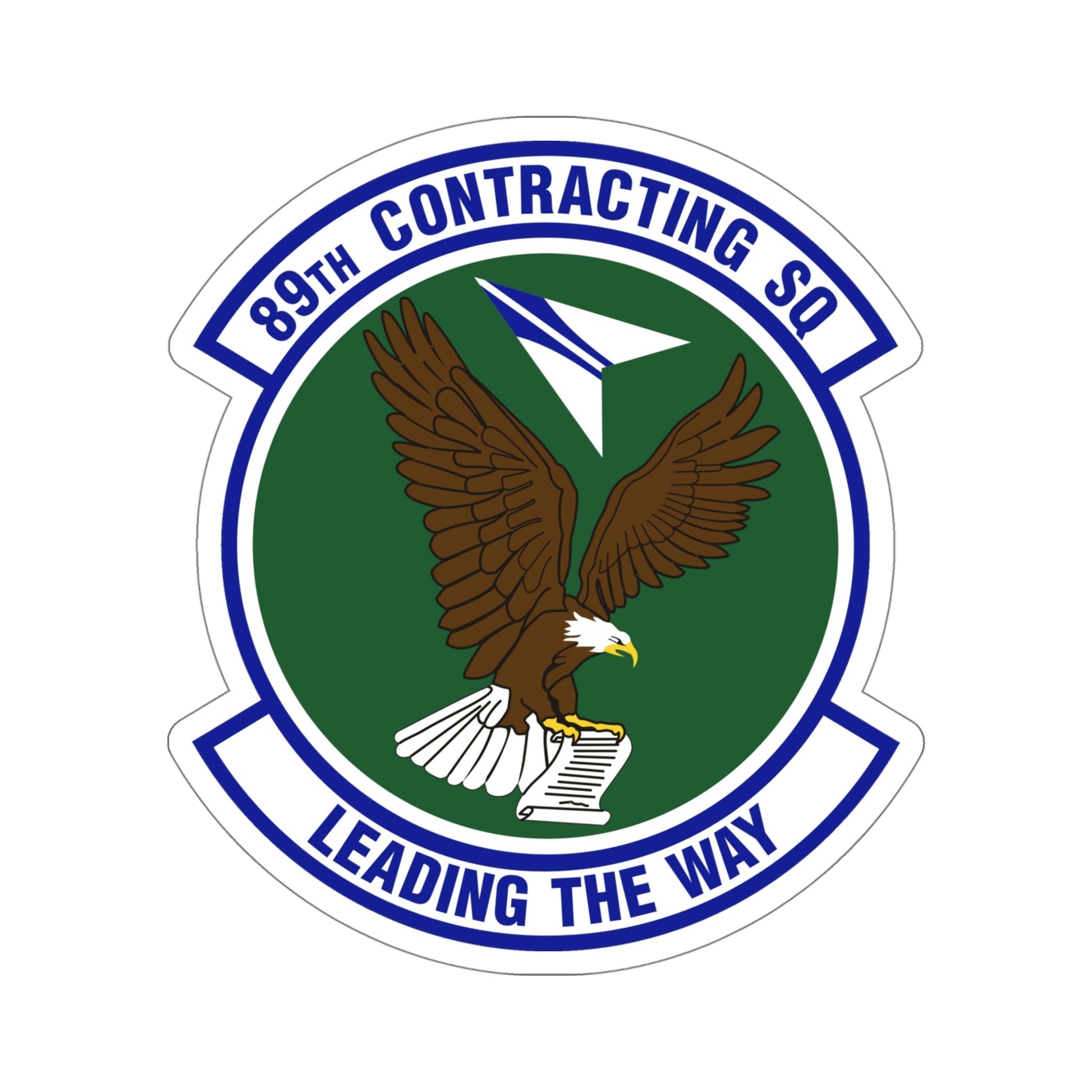 89th Contracting Squadron (U.S. Air Force) STICKER Vinyl Die-Cut Decal-5 Inch-The Sticker Space