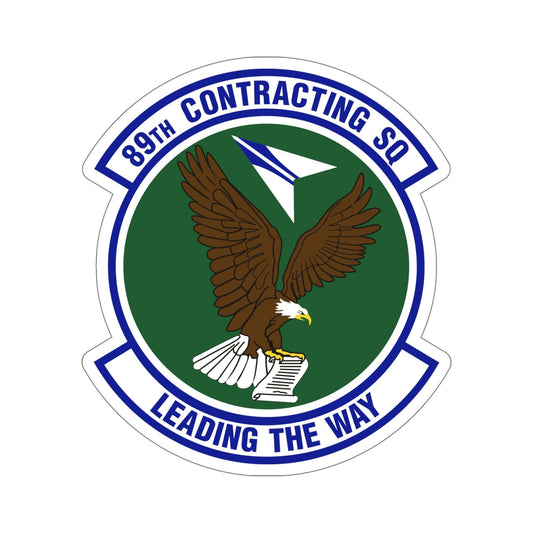 89th Contracting Squadron (U.S. Air Force) STICKER Vinyl Die-Cut Decal-6 Inch-The Sticker Space