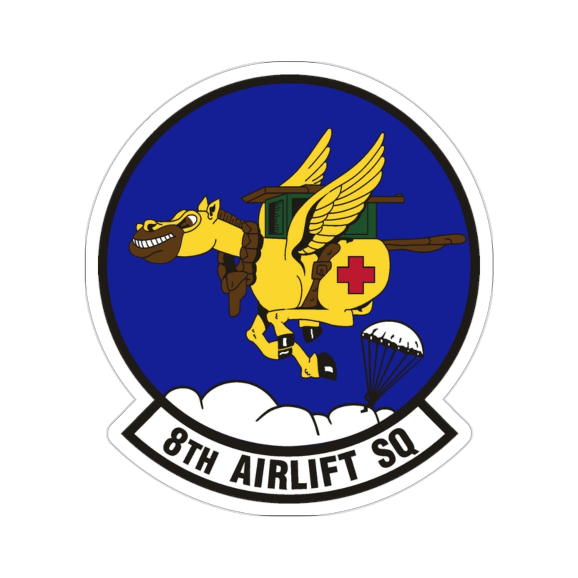 8th Airlift Squadron (U.S. Air Force) STICKER Vinyl Die-Cut Decal-2 Inch-The Sticker Space