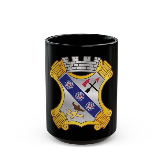 8th Infantry Regiment (U.S. Army) Black Coffee Mug-15oz-The Sticker Space