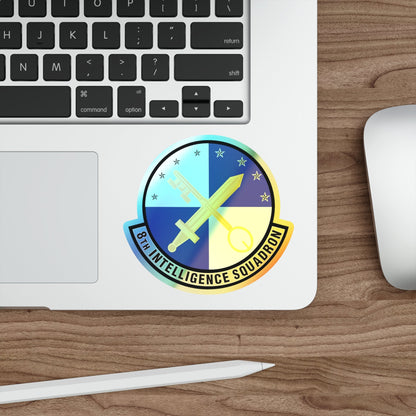 8th Intelligence Squadron (U.S. Air Force) Holographic STICKER Die-Cut Vinyl Decal-The Sticker Space