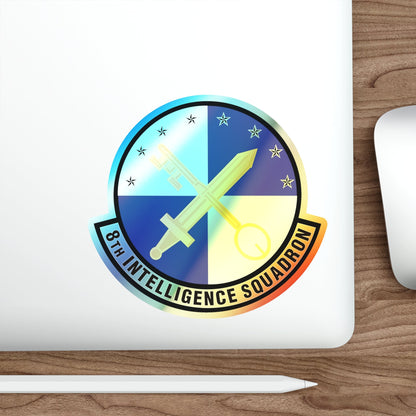 8th Intelligence Squadron (U.S. Air Force) Holographic STICKER Die-Cut Vinyl Decal-The Sticker Space