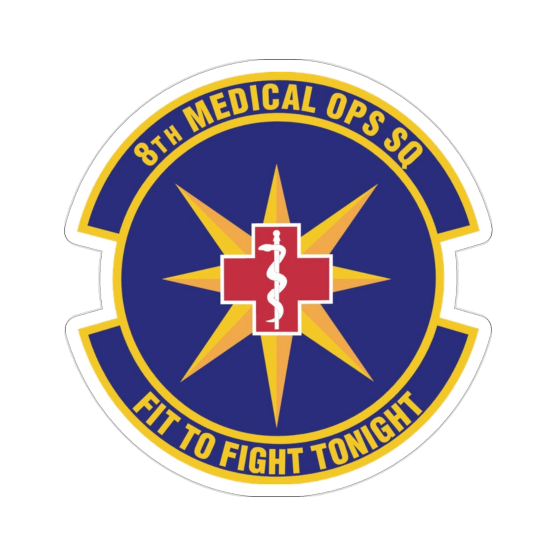 8th Medical Operations Squadron (U.S. Air Force) STICKER Vinyl Die-Cut Decal-2 Inch-The Sticker Space
