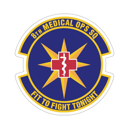 8th Medical Operations Squadron (U.S. Air Force) STICKER Vinyl Die-Cut Decal-5 Inch-The Sticker Space