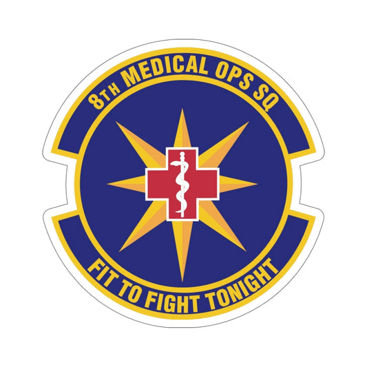 8th Medical Operations Squadron (U.S. Air Force) STICKER Vinyl Die-Cut Decal-6 Inch-The Sticker Space