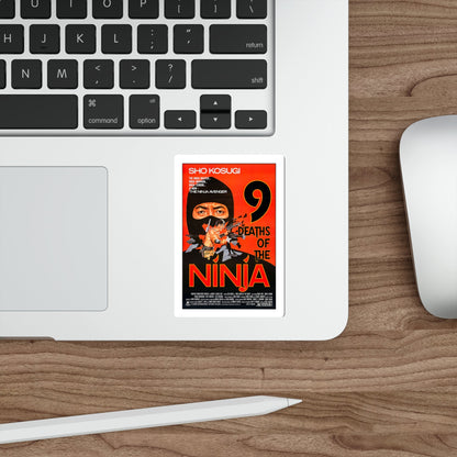 9 DEATHS OF THE NINJA 1985 Movie Poster STICKER Vinyl Die-Cut Decal-The Sticker Space