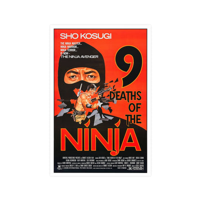 9 DEATHS OF THE NINJA 1985 - Paper Movie Poster-12″ x 18″ (Vertical)-The Sticker Space