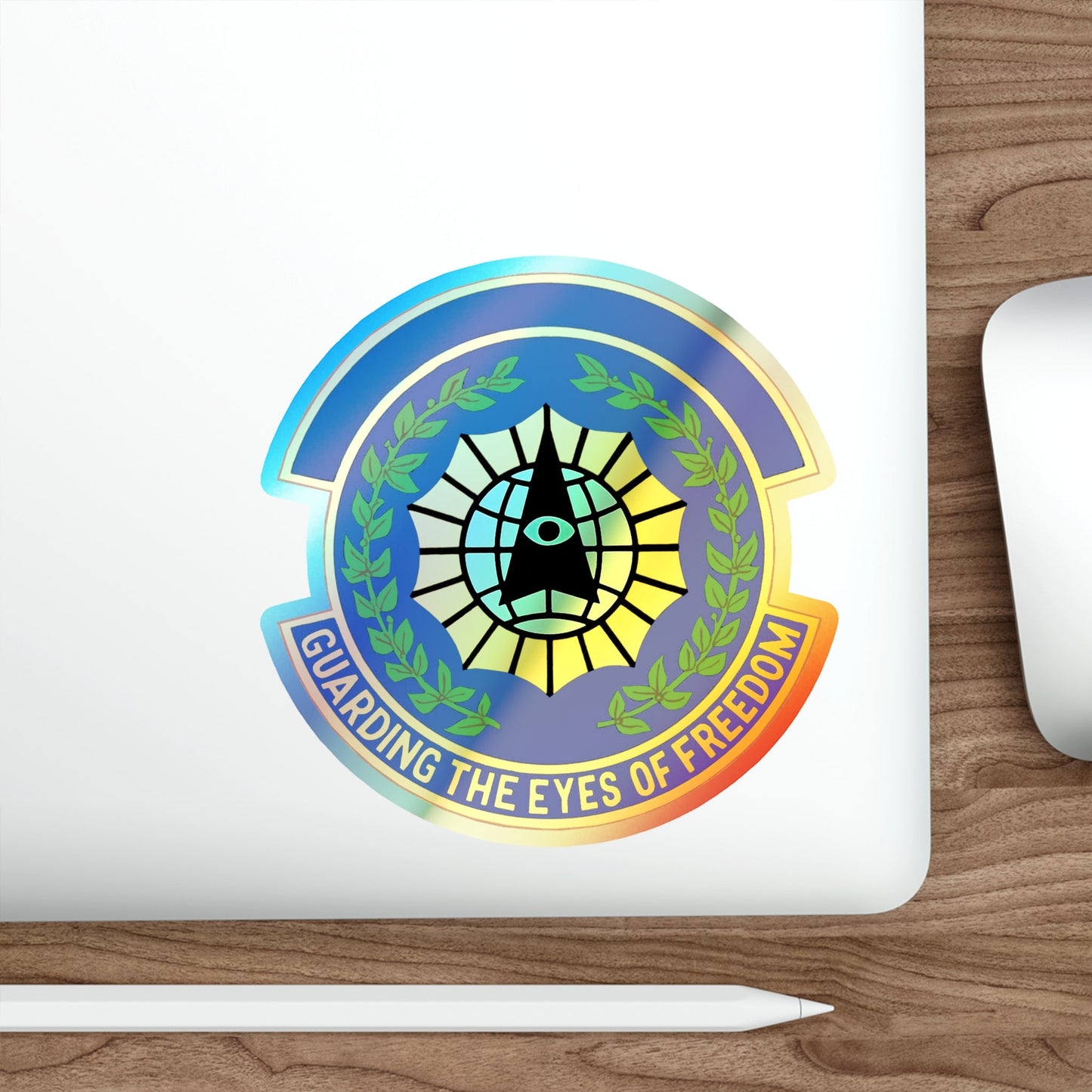 9 Security Forces Squadron ACC (U.S. Air Force) Holographic STICKER Die-Cut Vinyl Decal-The Sticker Space