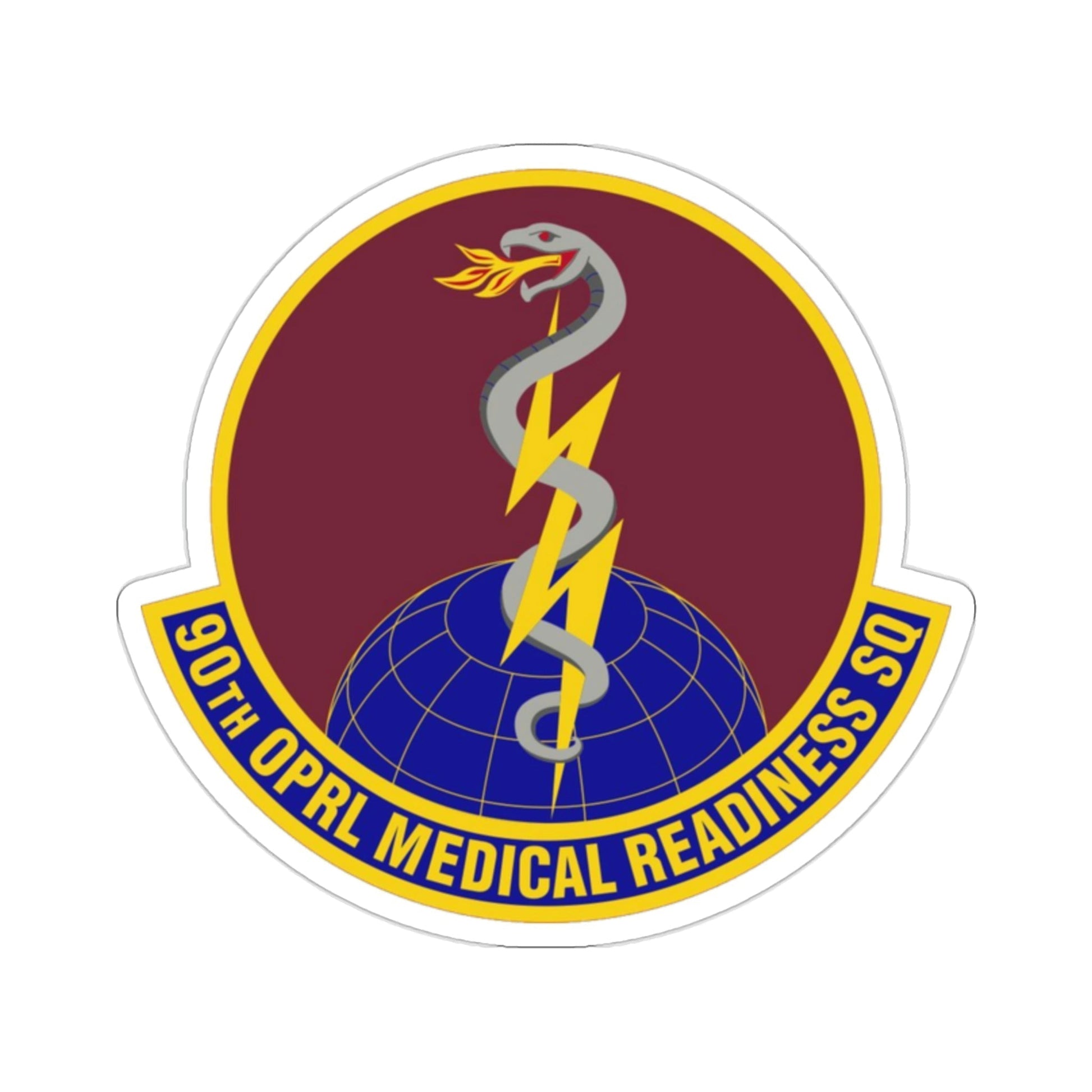 90 Operational Medical Readiness Squadron AFGSC (U.S. Air Force) STICKER Vinyl Die-Cut Decal-2 Inch-The Sticker Space