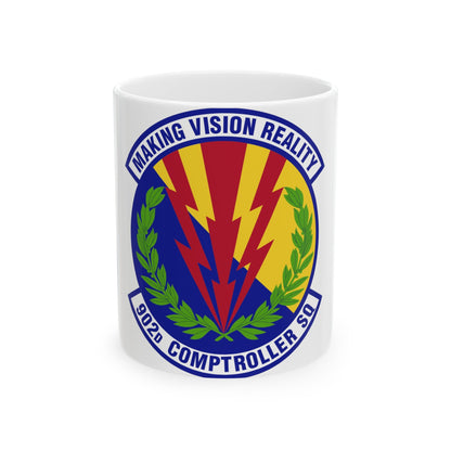 902d Comptroller Squadron (U.S. Air Force) White Coffee Mug-11oz-The Sticker Space