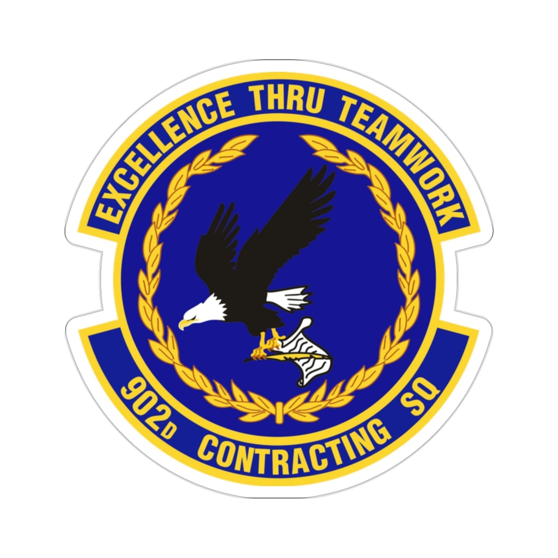 902d Contracting Squadron (U.S. Air Force) STICKER Vinyl Die-Cut Decal-2 Inch-The Sticker Space