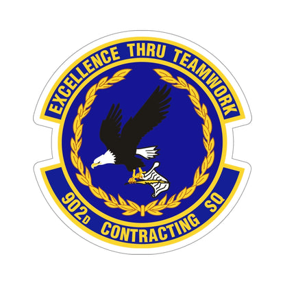 902d Contracting Squadron (U.S. Air Force) STICKER Vinyl Die-Cut Decal-5 Inch-The Sticker Space
