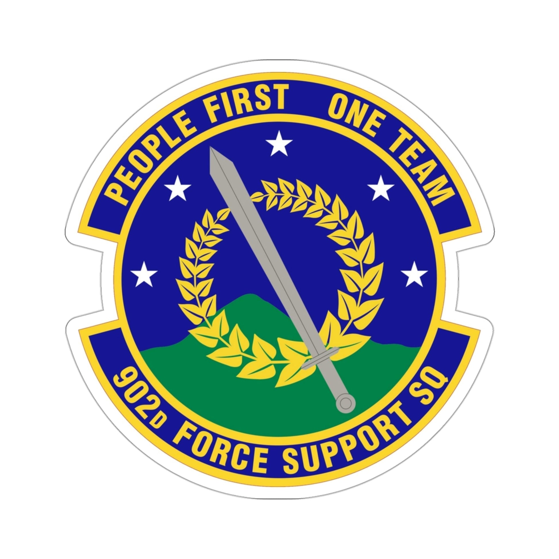 902d Force Support Squadron (U.S. Air Force) STICKER Vinyl Die-Cut Decal-3 Inch-The Sticker Space