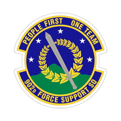 902d Force Support Squadron (U.S. Air Force) STICKER Vinyl Die-Cut Decal-3 Inch-The Sticker Space