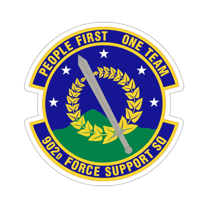 902d Force Support Squadron (U.S. Air Force) STICKER Vinyl Die-Cut Decal-4 Inch-The Sticker Space