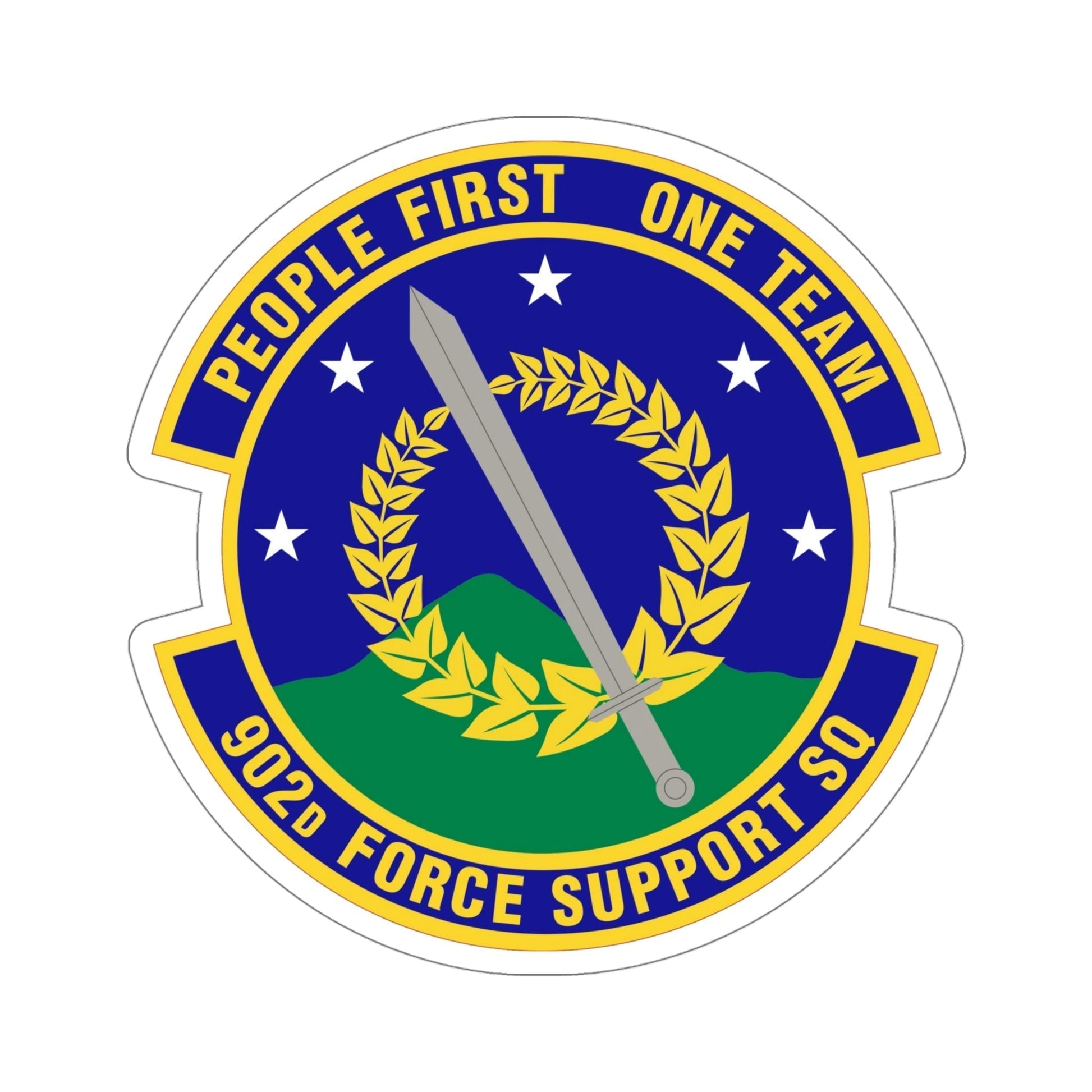 902d Force Support Squadron (U.S. Air Force) STICKER Vinyl Die-Cut Decal-5 Inch-The Sticker Space