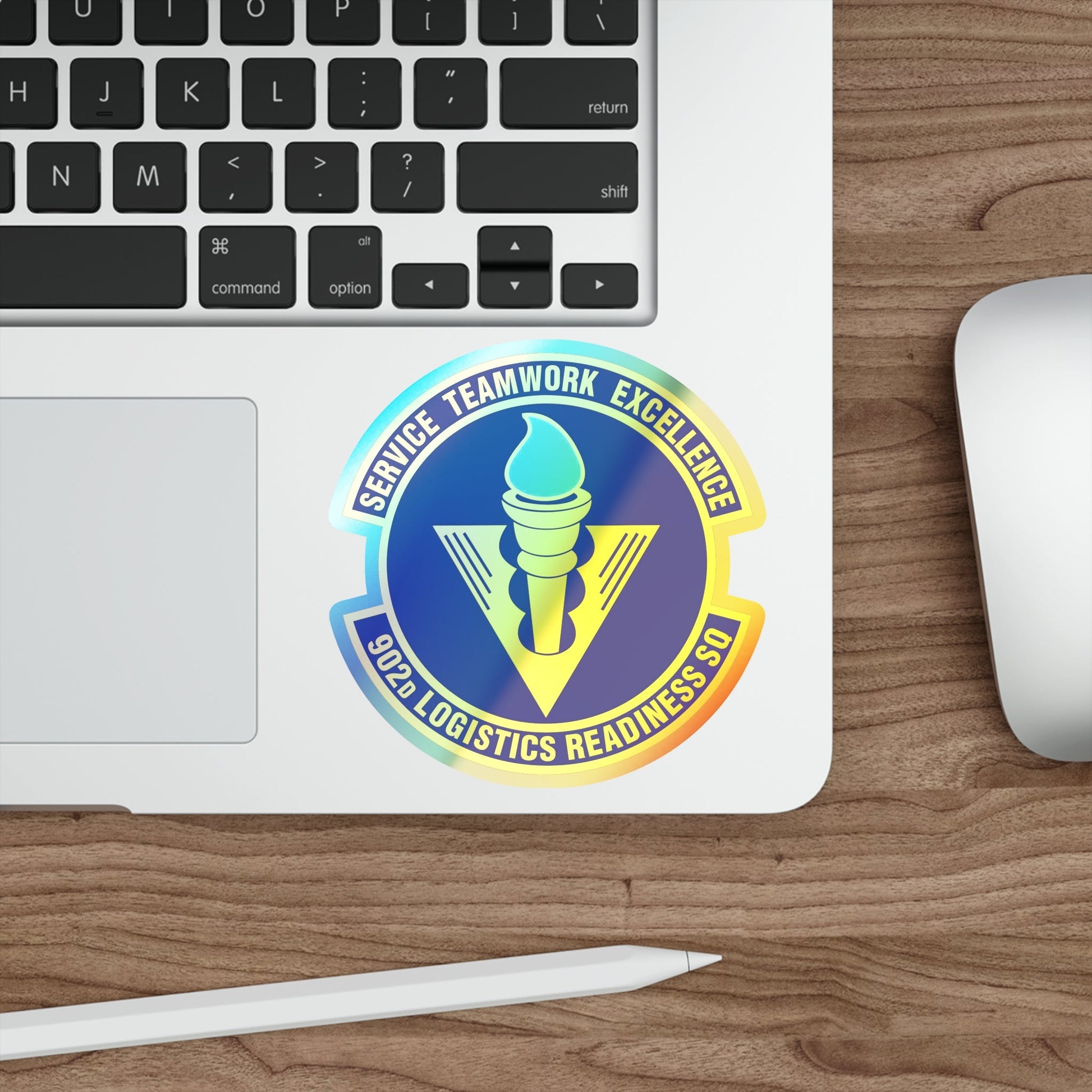 902d Logistics Readiness Squadron (U.S. Air Force) Holographic STICKER Die-Cut Vinyl Decal-The Sticker Space