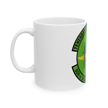 908th Security Forces Squadron (U.S. Air Force) White Coffee Mug-The Sticker Space