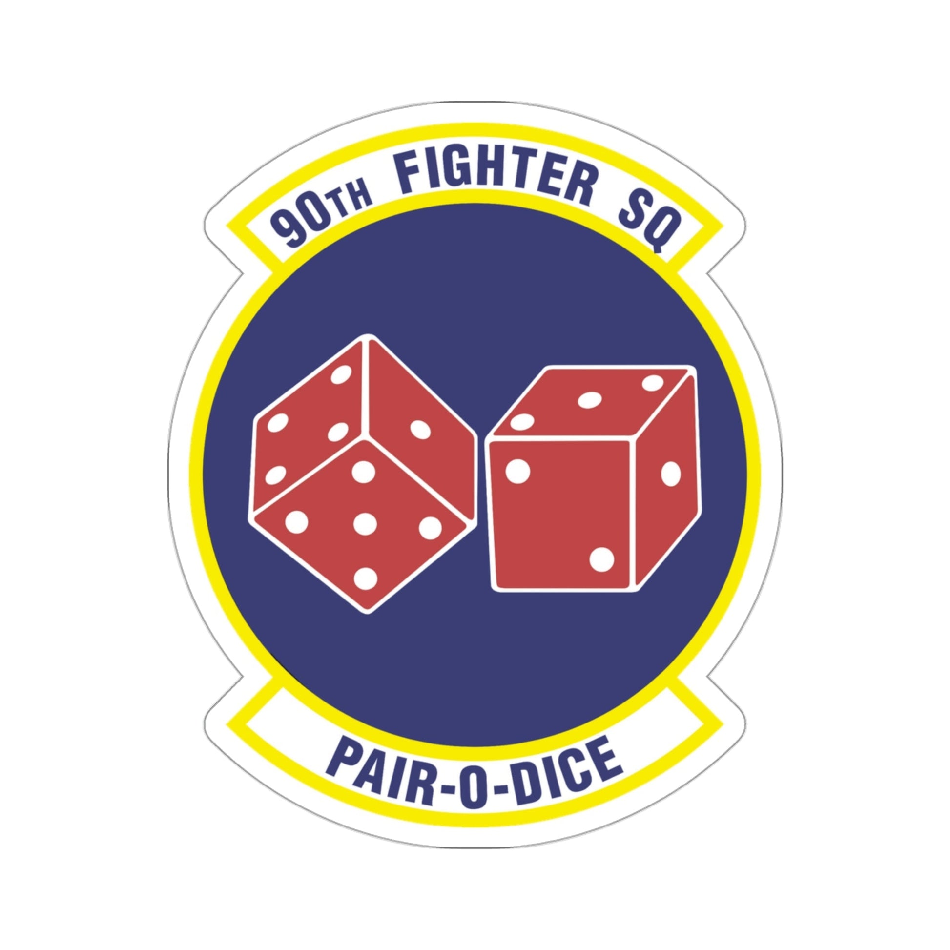 90th Fighter Squadron (U.S. Air Force) STICKER Vinyl Die-Cut Decal-3 Inch-The Sticker Space