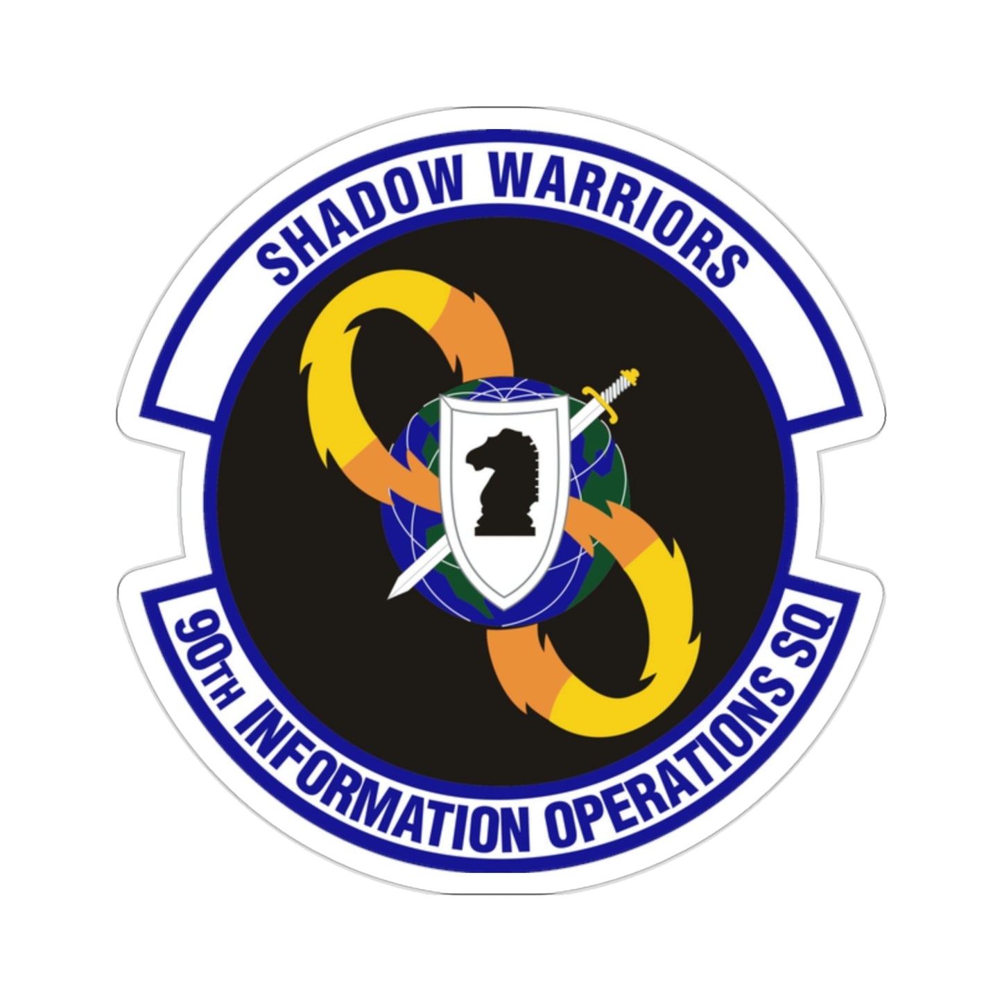 90th Information Operations Squadron (U.S. Air Force) STICKER Vinyl Die-Cut Decal-2 Inch-The Sticker Space