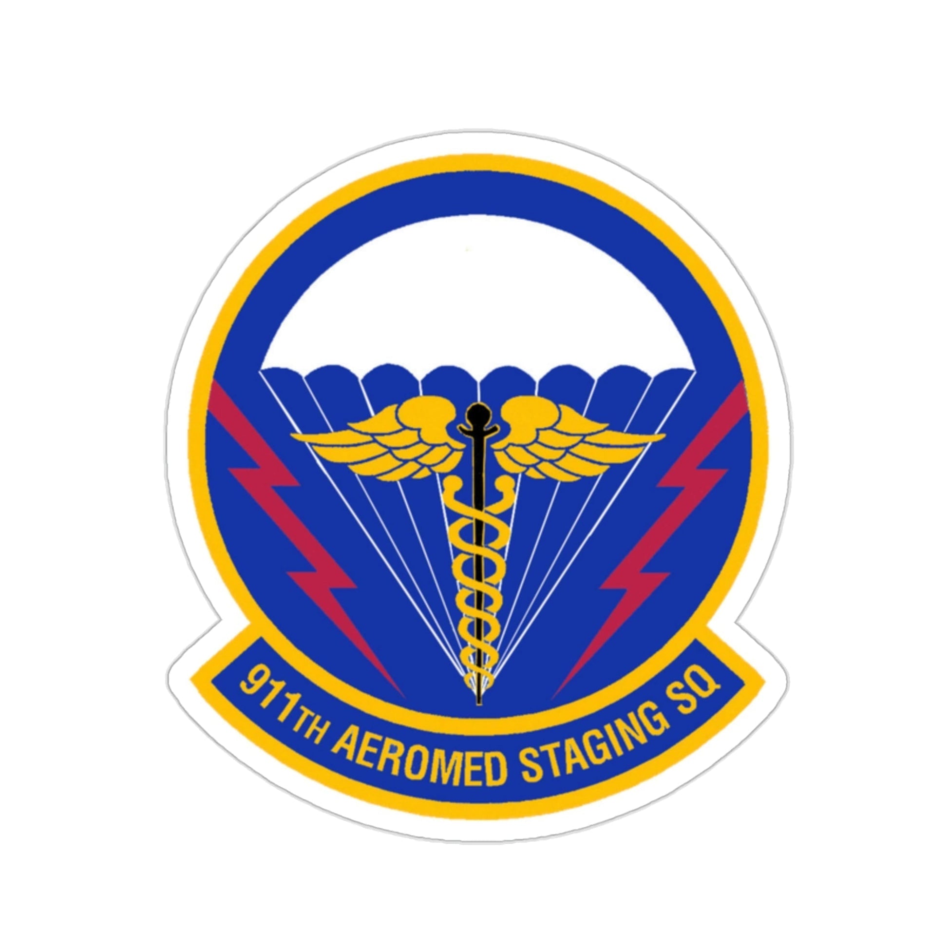 911 Aeromedical Staging Squadron AFRC (U.S. Air Force) STICKER Vinyl Die-Cut Decal-2 Inch-The Sticker Space