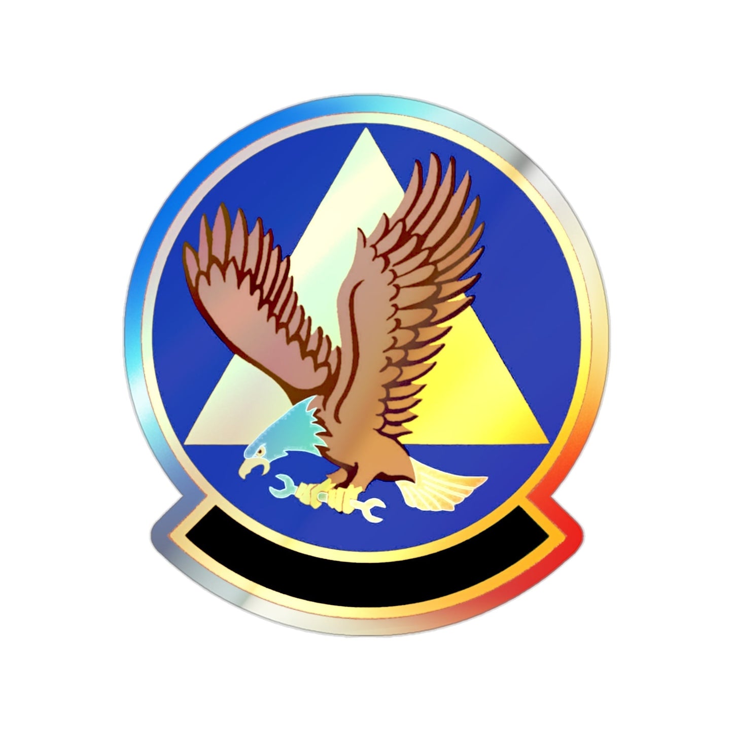911 Maintenance Squadron AFRC (U.S. Air Force) Holographic STICKER Die-Cut Vinyl Decal-2 Inch-The Sticker Space