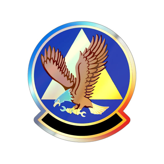 911 Maintenance Squadron AFRC (U.S. Air Force) Holographic STICKER Die-Cut Vinyl Decal-6 Inch-The Sticker Space