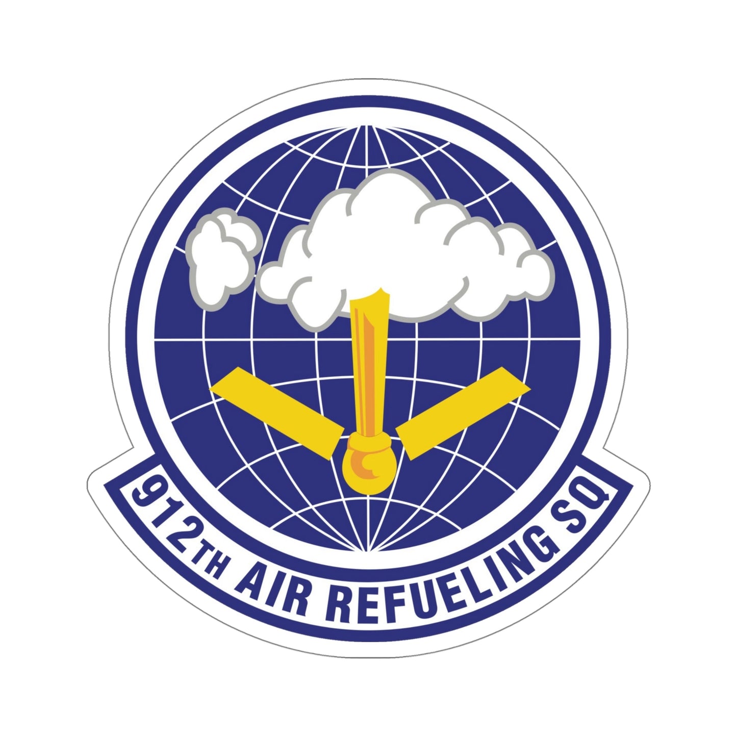 912th Air Refueling Squadron (U.S. Air Force) STICKER Vinyl Die-Cut Decal-5 Inch-The Sticker Space